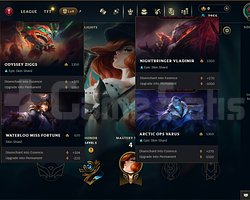 EUW 16 LEVEL VARUS MF VLAD ZIGGS SKIN MAIL ONAYSIZ