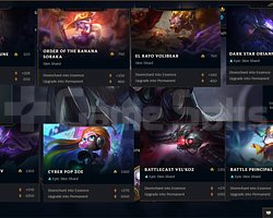 EUW 17 LEVEL GANİMETDE 8 SKIN HANDMADE MAIL ONAYSZ