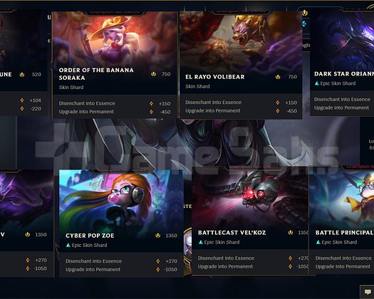 EUW 17 LEVEL GANİMETDE 8 SKIN HANDMADE MAIL ONAYSZ