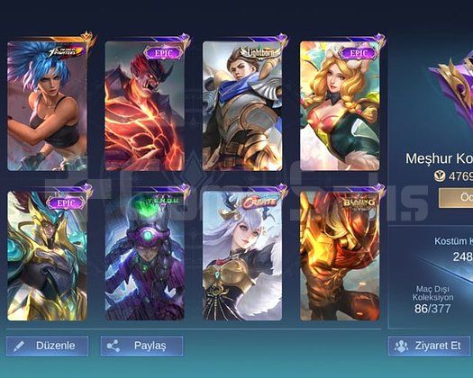 Mobile Legends Satılık Hesap