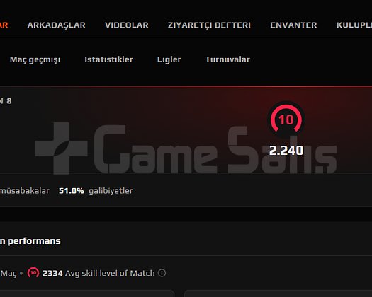 Faceit 10 level 6K saat