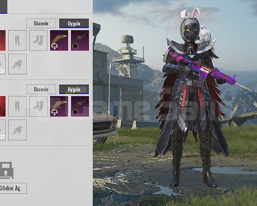 4 XUIT MASKARA SCAR 6LVL MASKARA M416 2LVL FIRSAT!