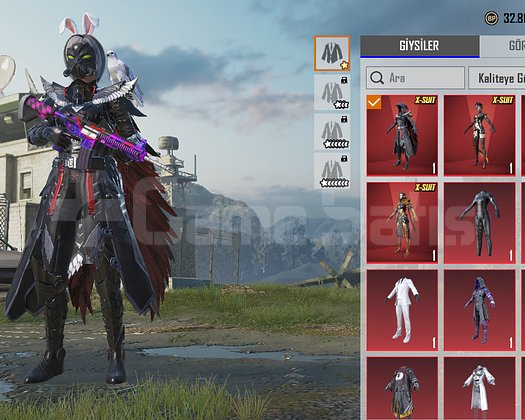 4 XUIT MASKARA SCAR 6LVL MASKARA M416 2LVL FIRSAT!