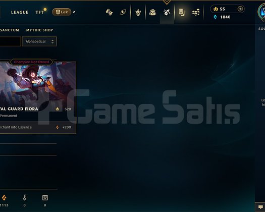 EUW 15 LEVEL HANDMADE FIORA SKIN MAIL ONAYSIZ