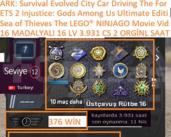 16 MADALYALI 16 LV 3.931 CS 2 SAATLİ ETS 2 Sea of