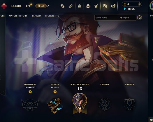 EUW Unranked | 5 Kostüm - 12K Mö | LoL Hesap