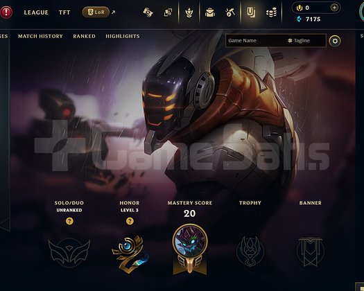 EUW Unranked | 3 Kostüm - 30 Hero | LoL Hesap