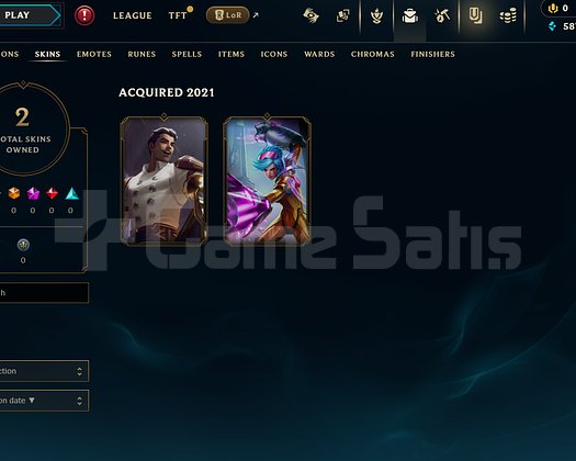 EUW Unranked | 2 Kostüm - 31 Hero | LoL Hesap