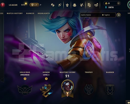 EUW Unranked | 2 Kostüm - 31 Hero | LoL Hesap
