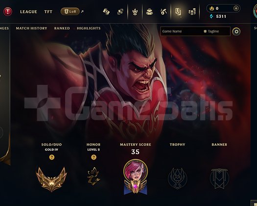 EUW Gold 4 | 8 Kostüm - 80 Hero | LoL Hesap
