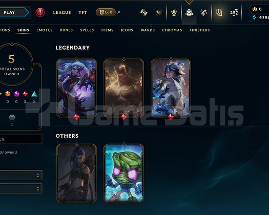EUW Unranked | 3 Kostüm - 55 Hero | Dereceli Hazır