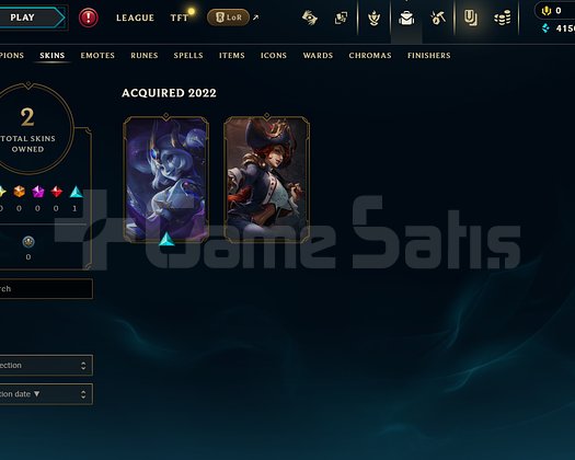 EUW Unranked | 2 Kostüm - 36 Hero | LoL Hesap