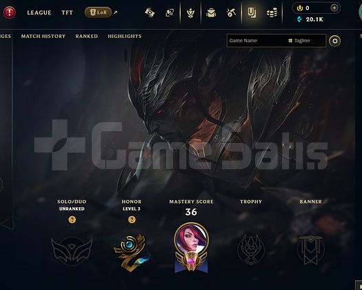 EUW Unranked | 4 Kostüm - 20K Mö | Dereceli Hazır