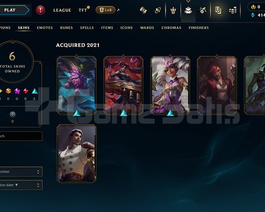 EUW Unranked | 6 Kostüm - 39 Hero | LoL Hesap
