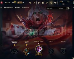 EUW Unranked | 4 Kostüm - 28 Hero | LoL Hesap