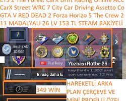 11 MADALYALI 26 LV GTA V RED DEAD 2 Forza Horizon