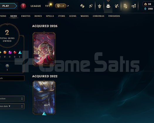 EUW Unranked | 2 Kostüm - 46 Hero | LoL Hesap