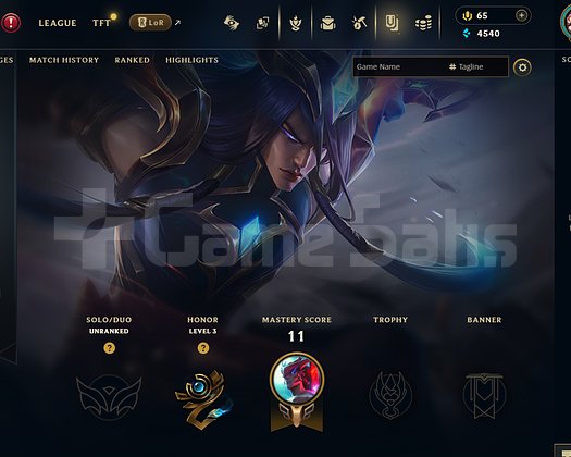 EUW Unranked | 4 Kostüm - 29 Hero | LoL Hesap