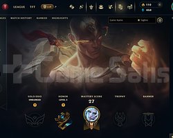 EUW Unranked | 4 Kostüm - 36 Hero | LoL Hesap