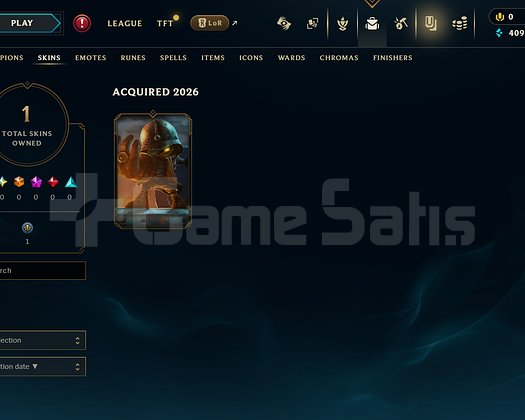 EUW Unranked | 1 Kostüm - 21 Hero | LoL Hesap