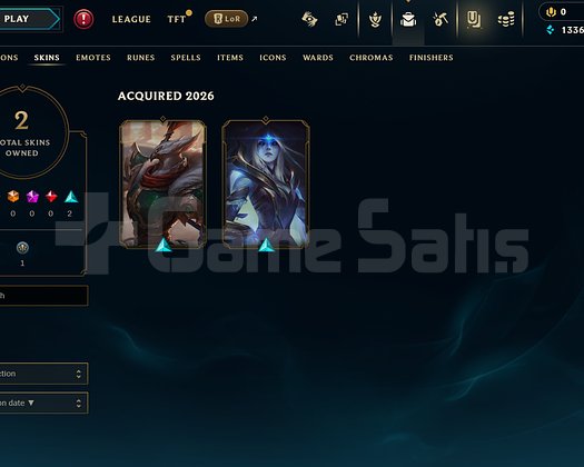 EUW Unranked | 2 Kostüm - 51 Hero | LoL Hesap