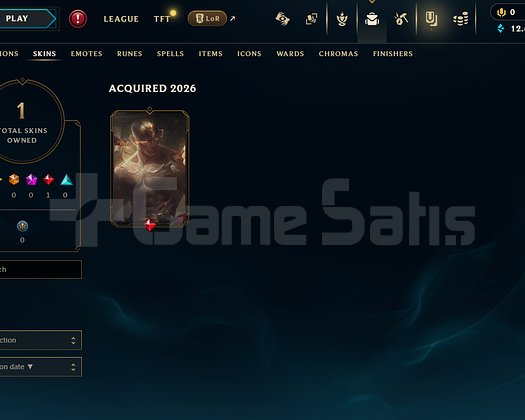 EUW Unranked | 1 Kostüm - 12K Mö | LoL Hesap