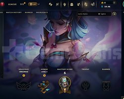 EUW Unranked | 5 Kostüm - 24K Mö | LoL Hesap