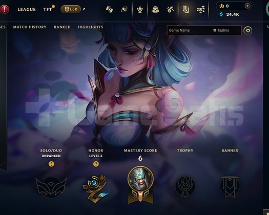 EUW Unranked | 5 Kostüm - 24K Mö | LoL Hesap