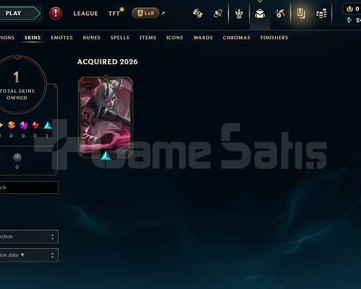 EUW Unranked | 1 Kostüm - 32 Hero | LoL Hesap