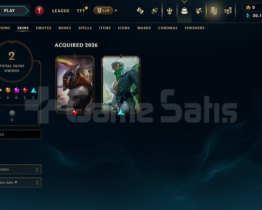 EUW Unranked | 2 Kostüm - 20K Mö | LoL Hesap