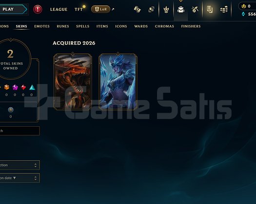 EUW Unranked | 2 Kostüm - 25 Hero | Dereceli Hazır