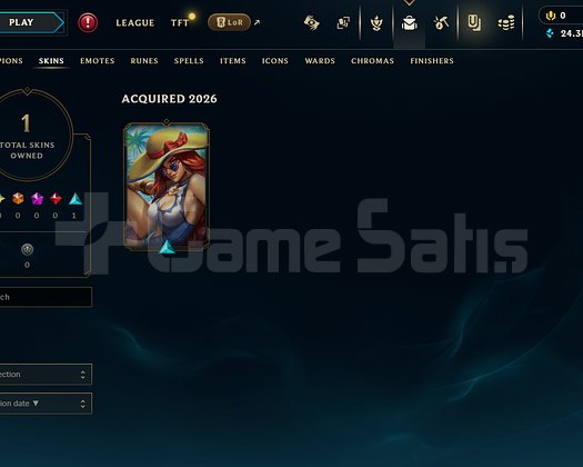 EUW Unranked | 1 Kostüm - 24K Mö | Dereceli Hazır