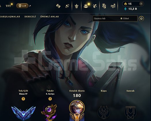 EUW DİA 4 21 SKIN TEMİZ HESAP