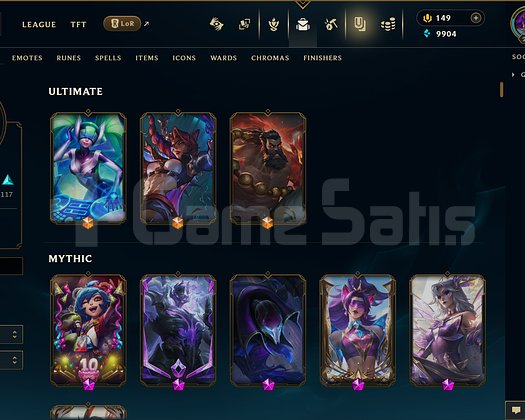 EUW | 242 SKİN | UNRANKED