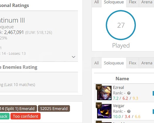 WEST PLAT 3 14 WİN 13 SKİN +30LP GAİN