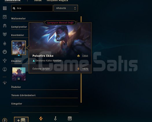 WEST GOLD3 2 WİN PULSEFİRE EKKO +30LP -10 LP