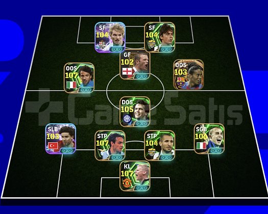 KG 3230 2 BOMBACI+DELPİERO+NESTA+SCMİCHEL+FERDİ