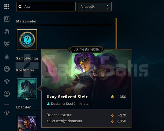 UNRENKAD SMURFLEMELİK HESAP YERLEŞTİRME ATILMADI