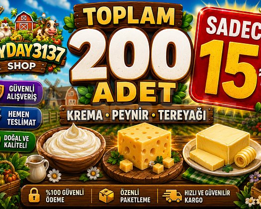 200 ADET KREMA TEREYAĞ PEYNİR