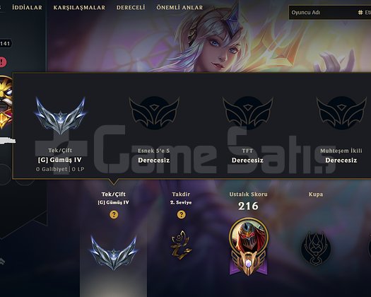 Elementalist LUX +25 skin SİLVER 4