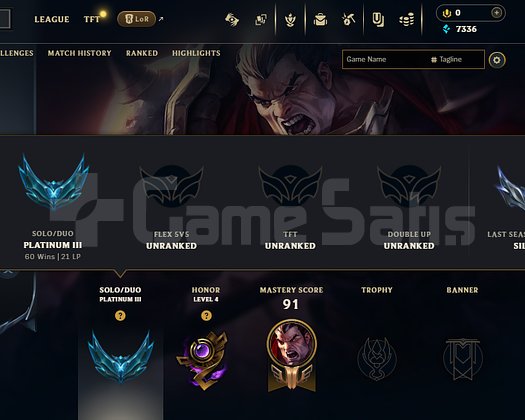 EUW PLAT 3 60 WR +30 -10