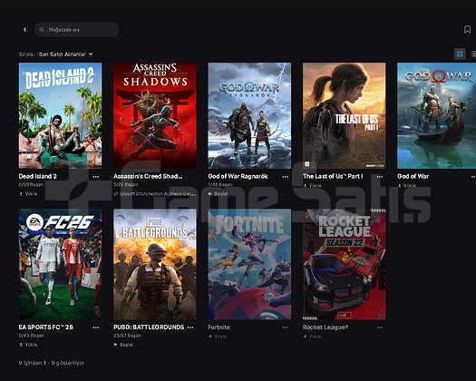 UYGUN EPİC GAMES HESABI