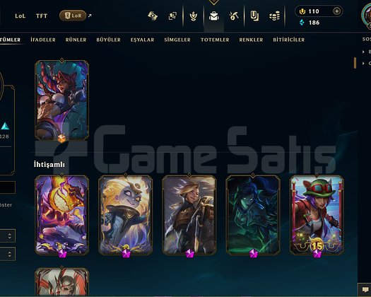 LOL YÜKSEK ELO BOL SKİNLİ KELEPİR HESAP