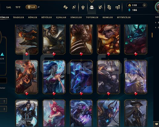 LOL YÜKSEK ELO BOL SKİNLİ KELEPİR HESAP
