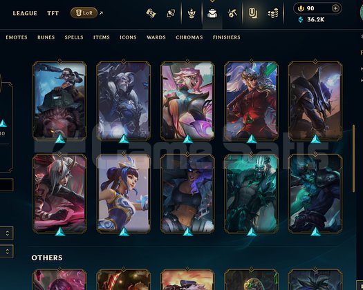 TR / 118 LVL + 34 SKİN + PLAT MMR !!