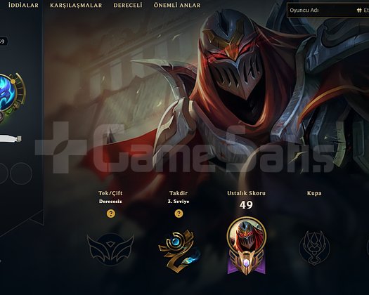 TR UNRANKED HESAP DAHA ÖNCE HİÇ DERECELİ GİRİLMEDİ