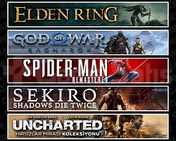 Elden + Ragnarök + Spider 1 + Sekiro + Uncharted
