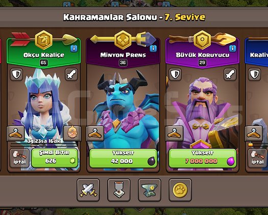 Clash of clash hesabı