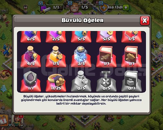 Clash of clash hesabı