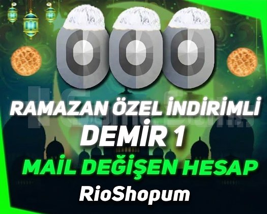 TR - DEMİR 1 - MAİL DEĞİŞEN - ULTRA DÜŞÜK MMR!